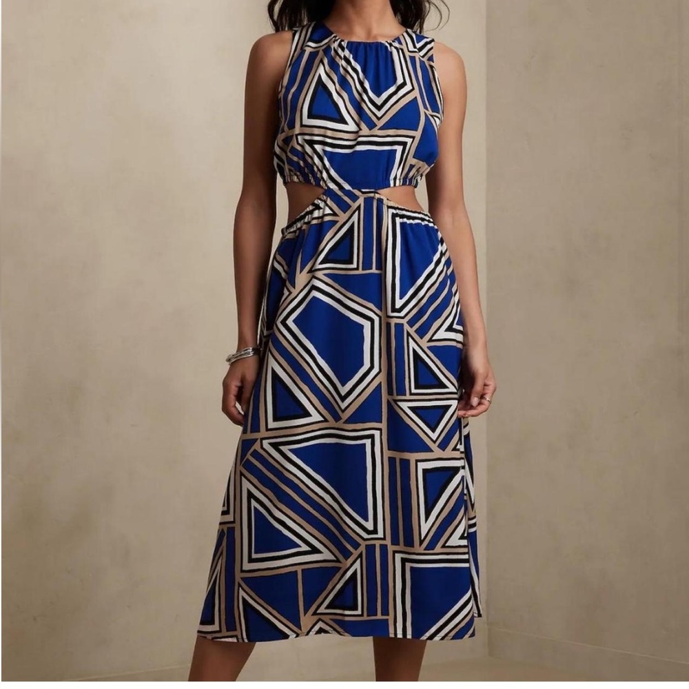 Banana Republic Cutout Midi Dress (M)
